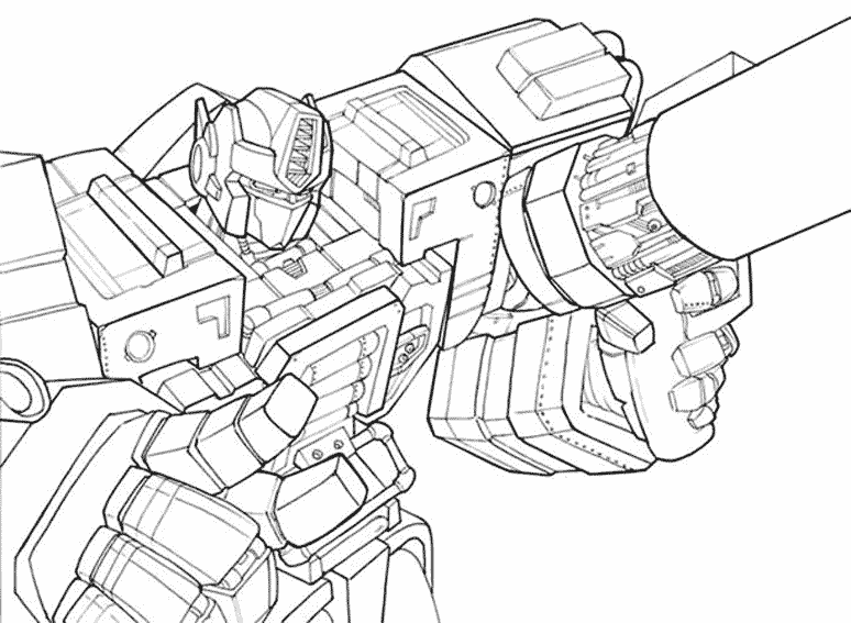 Dessin à colorier: Transformers (Super-héros) #75254 - Coloriages à Imprimer Gratuits