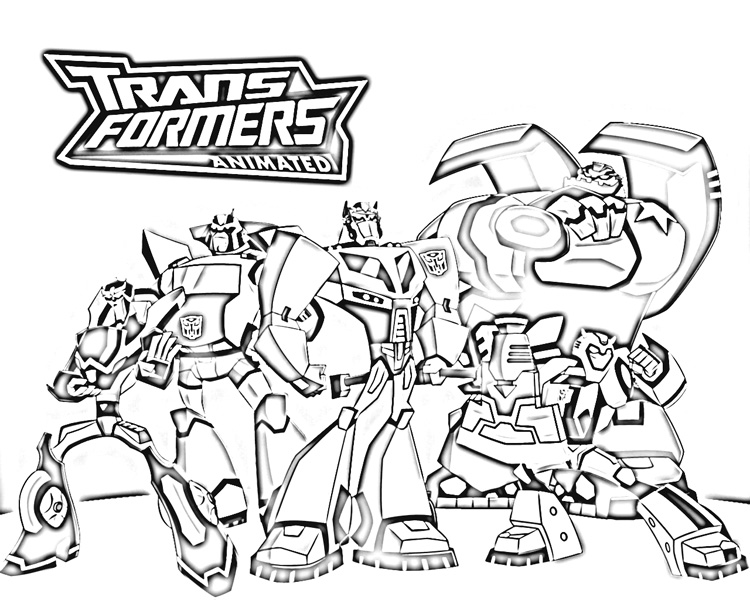 Dessin à colorier: Transformers (Super-héros) #75269 - Coloriages à Imprimer Gratuits