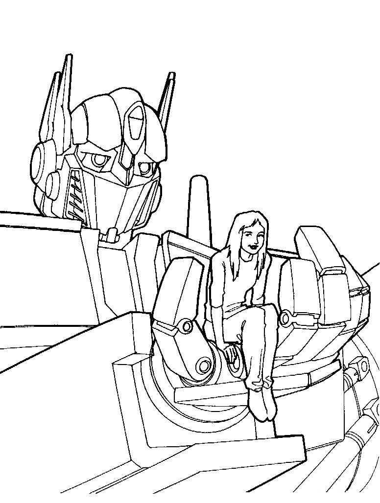 Dessin à colorier: Transformers (Super-héros) #75274 - Coloriages à Imprimer Gratuits