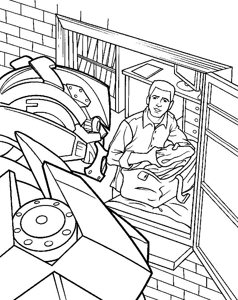 Dessin à colorier: Transformers (Super-héros) #75308 - Coloriages à Imprimer Gratuits