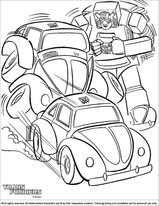 Dessin à colorier: Transformers (Super-héros) #75312 - Coloriages à Imprimer Gratuits