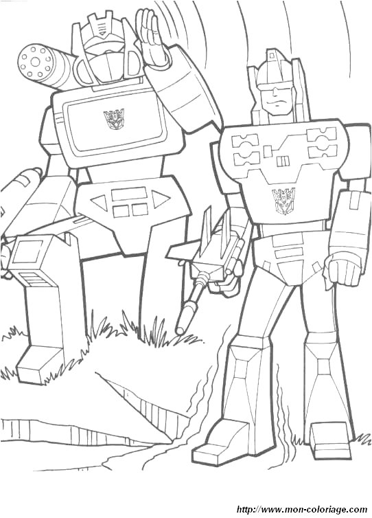 Dessin à colorier: Transformers (Super-héros) #75314 - Coloriages à Imprimer Gratuits