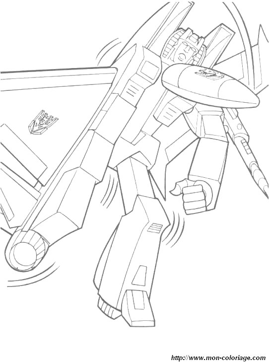 Dessin à colorier: Transformers (Super-héros) #75345 - Coloriages à Imprimer Gratuits