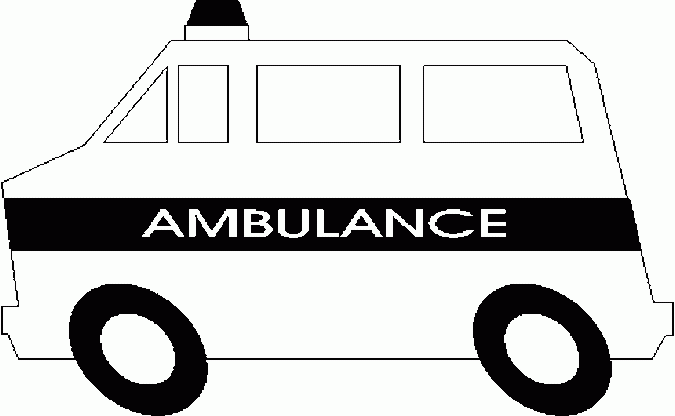 Dessin à colorier: Ambulance (Transport) #136762 - Coloriages à Imprimer Gratuits