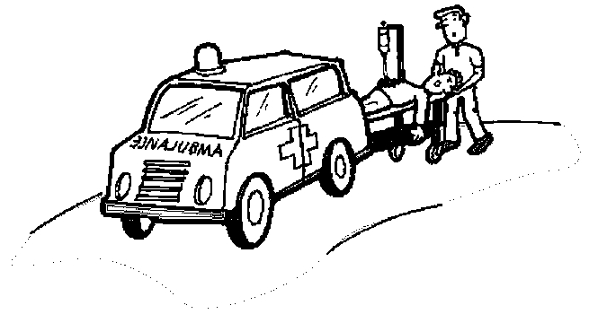Dessin à colorier: Ambulance (Transport) #136847 - Coloriages à Imprimer Gratuits