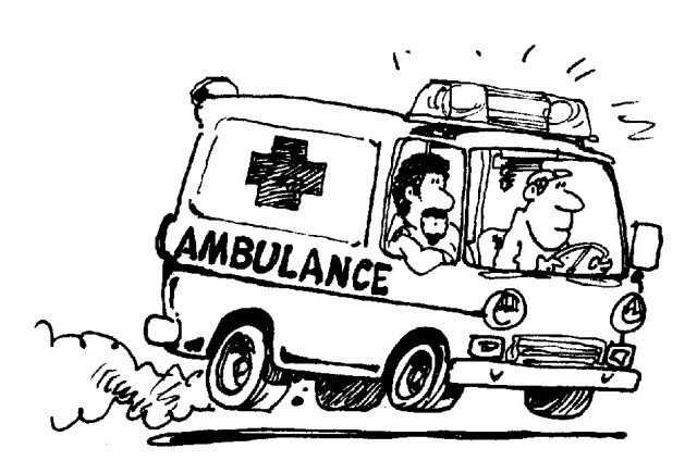 Dessin à colorier: Ambulance (Transport) #136870 - Coloriages à Imprimer Gratuits