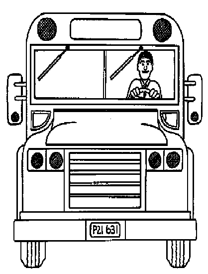 Dessin à colorier: Autobus / Autocar (Transport) #135458 - Coloriages à Imprimer Gratuits