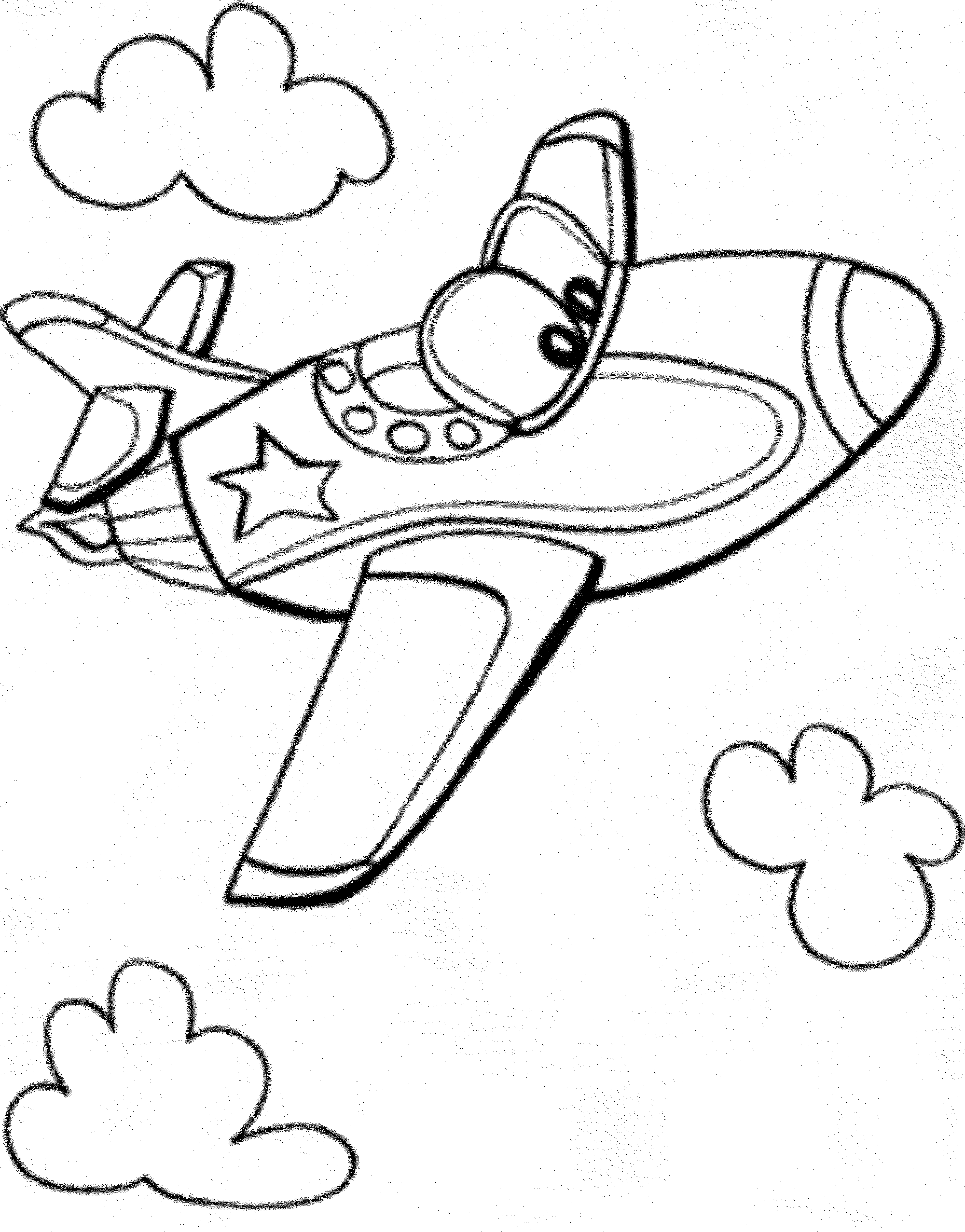 Dessiner un avion facilement