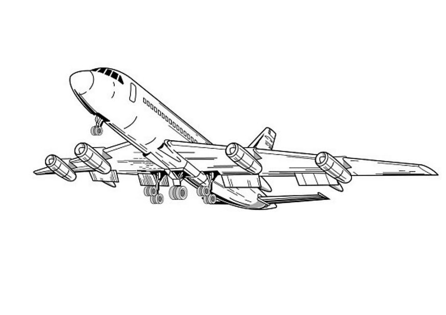 Coloriage Avion #134969 (Transport) – Dessin à colorier – Coloriages à