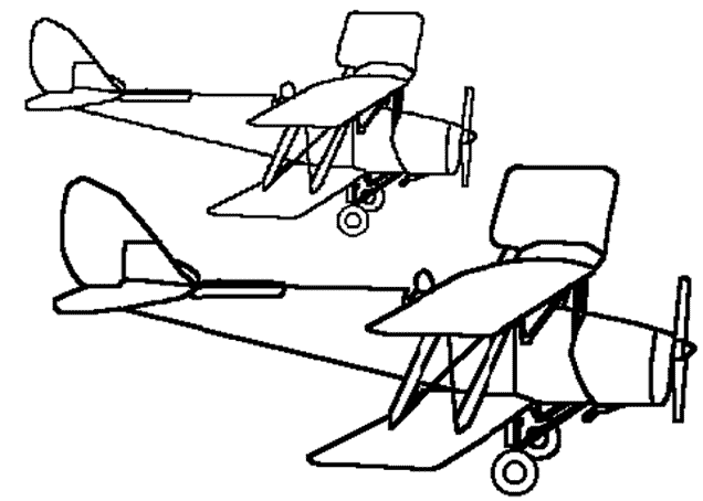 Dessin à colorier: Avion (Transport) #134972 - Coloriages à Imprimer Gratuits