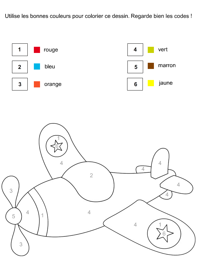 Dessin à colorier: Avion (Transport) #134975 - Coloriages à Imprimer Gratuits