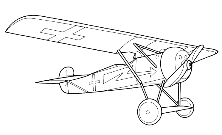 Dessin à colorier: Avion (Transport) #134984 - Coloriages à Imprimer Gratuits