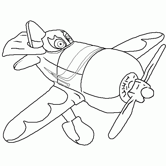 Dessin à colorier: Avion (Transport) #134992 - Coloriages à Imprimer Gratuits