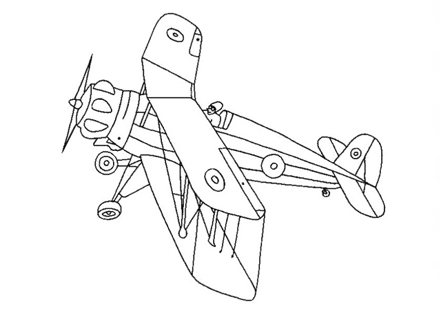 Dessin à colorier: Avion (Transport) #134996 - Coloriages à Imprimer Gratuits