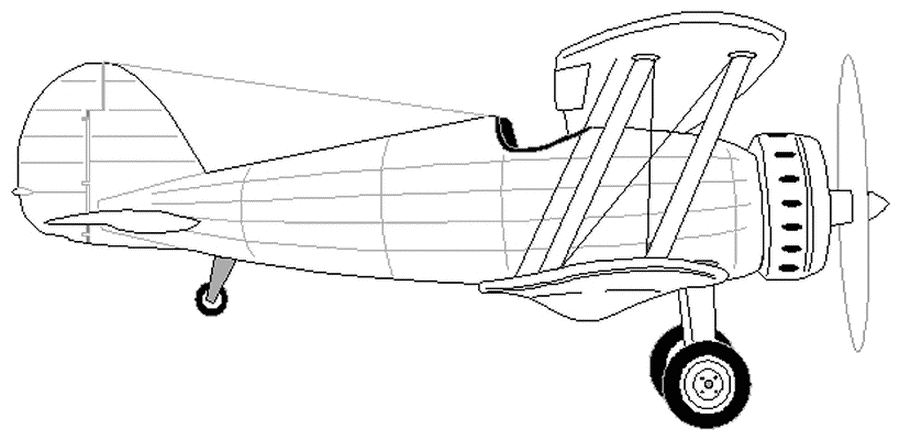 Dessin à colorier: Avion (Transport) #135008 - Coloriages à Imprimer Gratuits