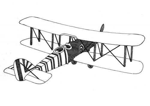 Dessin à colorier: Avion (Transport) #135026 - Coloriages à Imprimer Gratuits