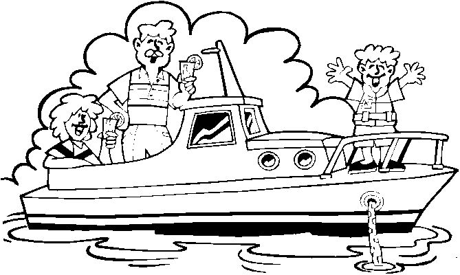 Dessin à colorier: Bateau / Navire (Transport) #137589 - Coloriages à Imprimer Gratuits