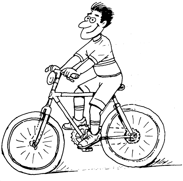 Dessin à colorier: Bicyclette / Vélo (Transport) #136975 - Coloriages à Imprimer Gratuits