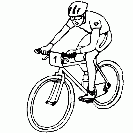 Dessin à colorier: Bicyclette / Vélo (Transport) #136984 - Coloriages à Imprimer Gratuits