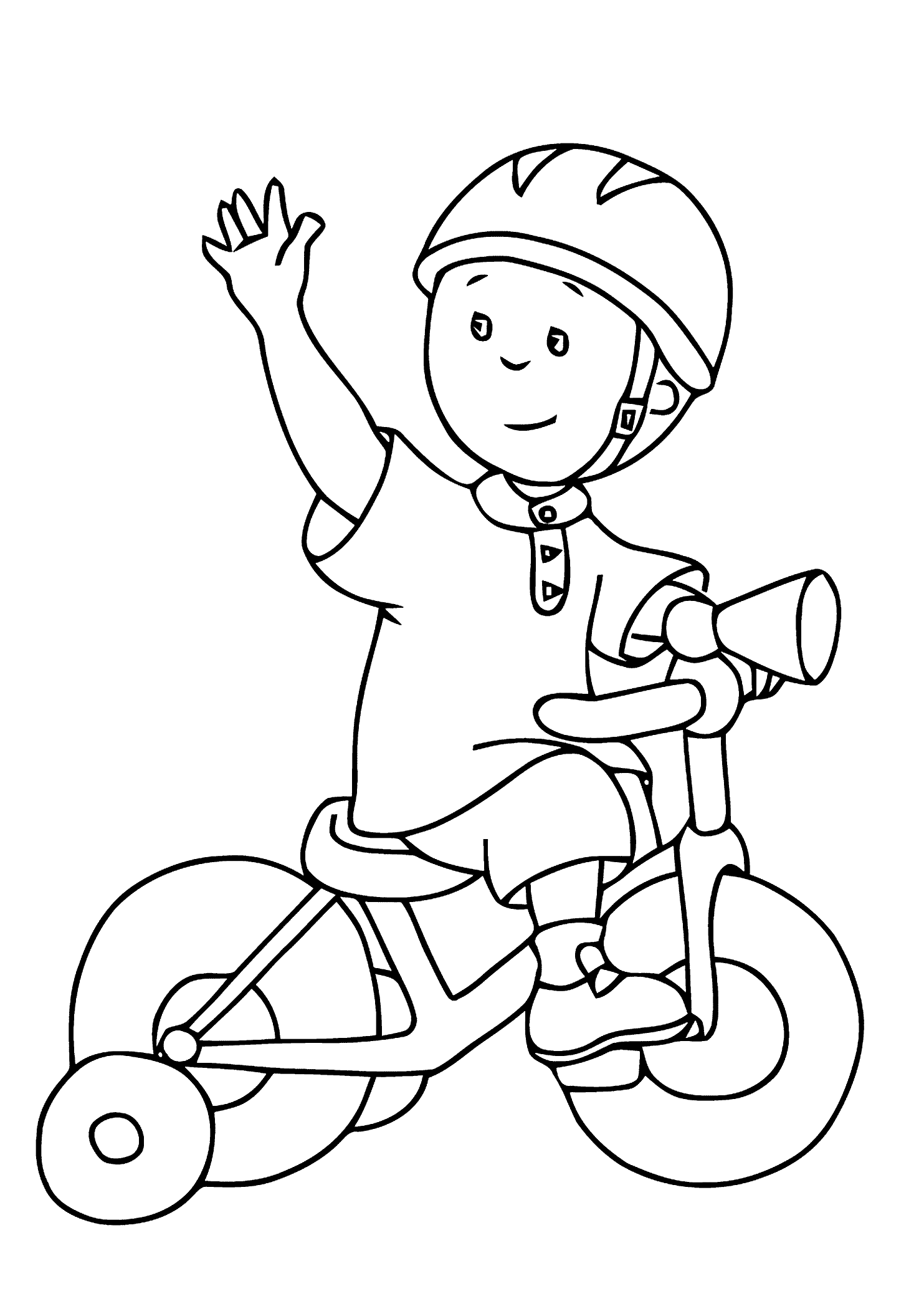 Coloriage Bicyclette / Vélo #136993 (Transport) – Dessin à colorier