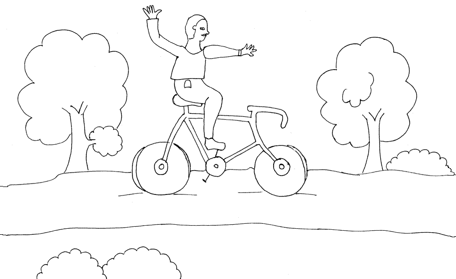 Dessin à colorier: Bicyclette / Vélo (Transport) #137019 - Coloriages à Imprimer Gratuits