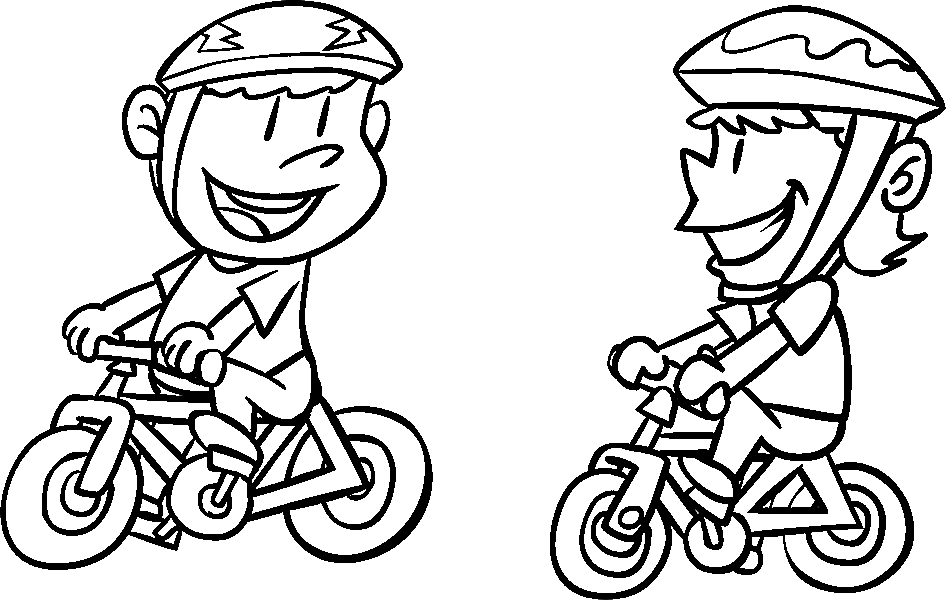 Dessin Bicyclette / Vélo #137050 (Transport) à colorier – Coloriages à