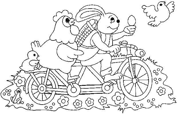 Dessin à colorier: Bicyclette / Vélo (Transport) #137097 - Coloriages à Imprimer Gratuits