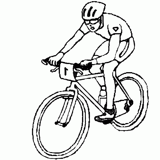Dessin à colorier: Bicyclette / Vélo (Transport) #137112 - Coloriages à Imprimer Gratuits