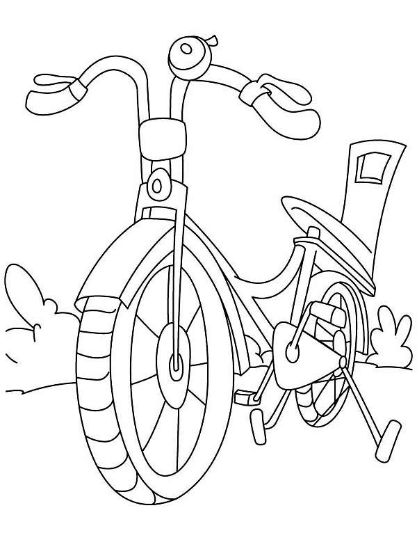 Dessin à colorier: Bicyclette / Vélo (Transport) #137152 - Coloriages à Imprimer Gratuits