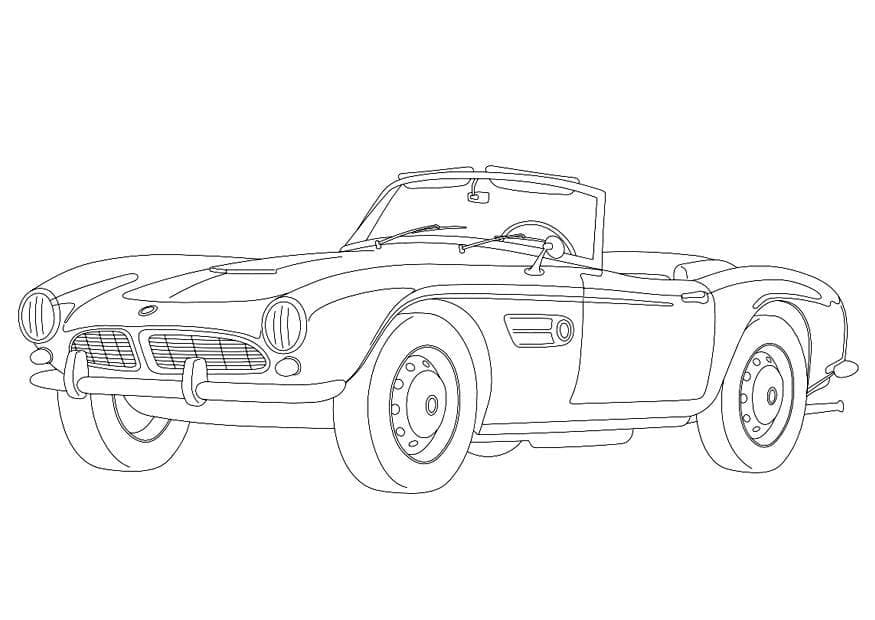 Joli coloriage BMW #204392 de la collection Transport, prêt à imprimer pour petits et grands