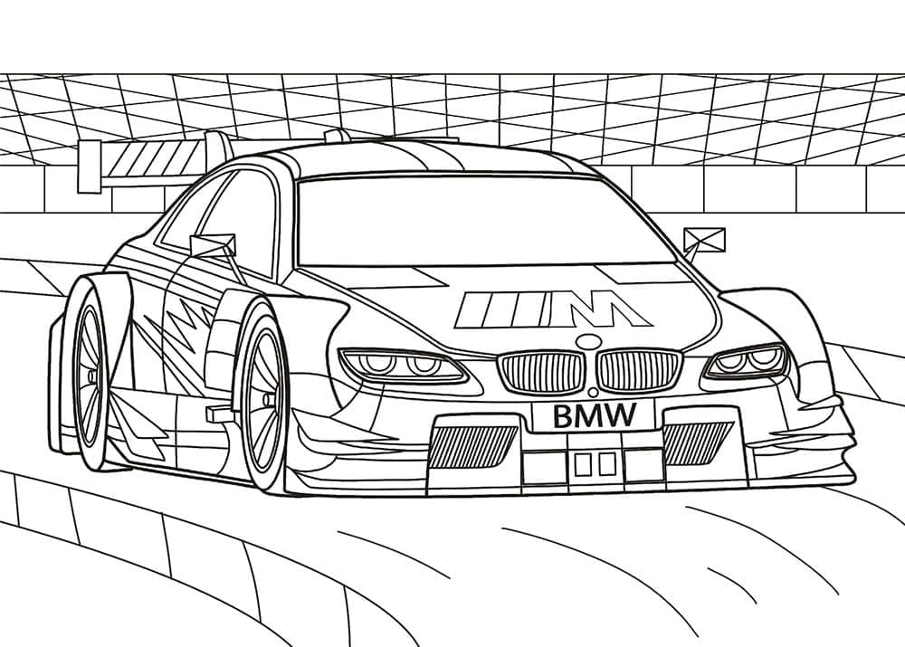Coloriage gratuit BMW #204394 de la collection Transport à imprimer