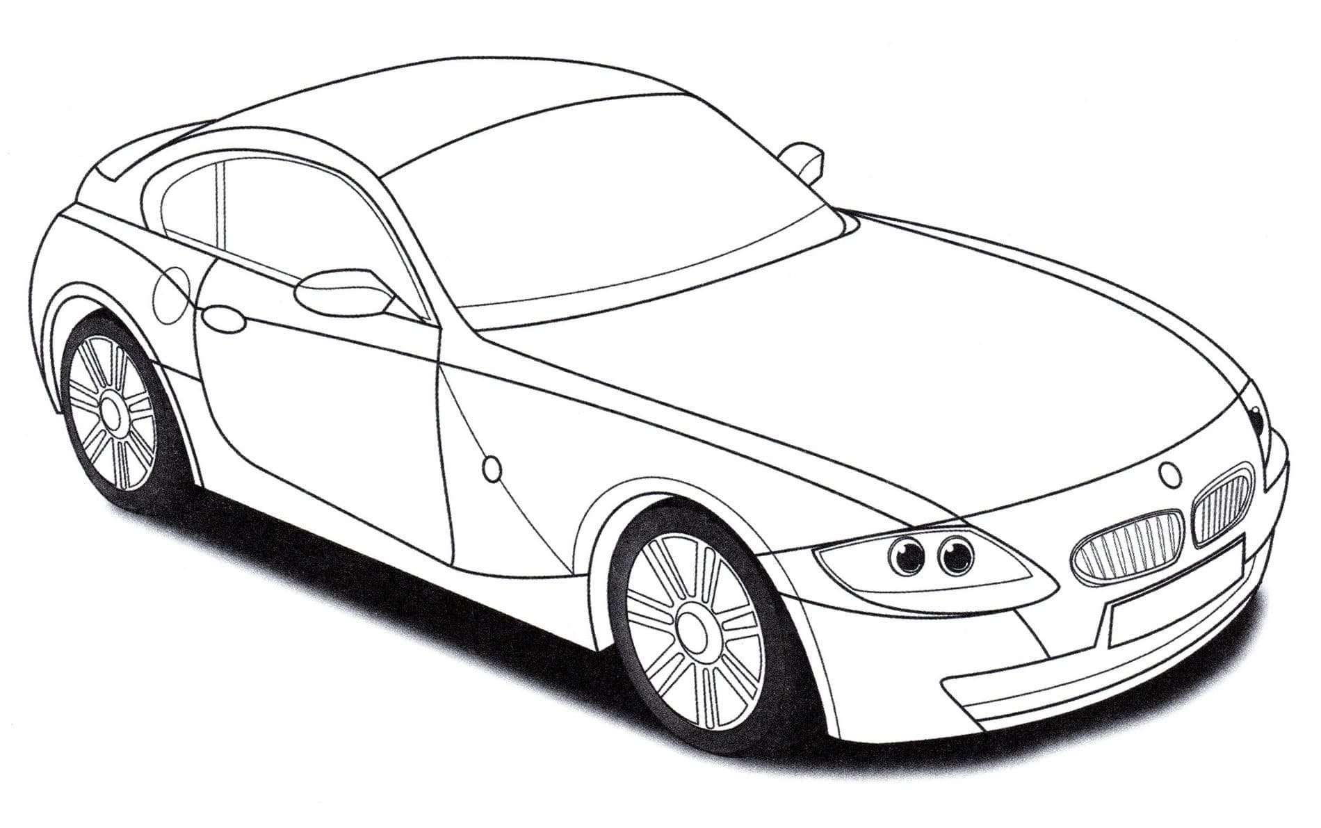 Coloriage gratuit BMW #204395 de la collection Transport à imprimer