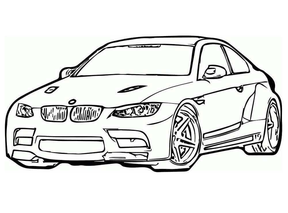 Coloriage gratuit BMW #204400 de la collection Transport à imprimer