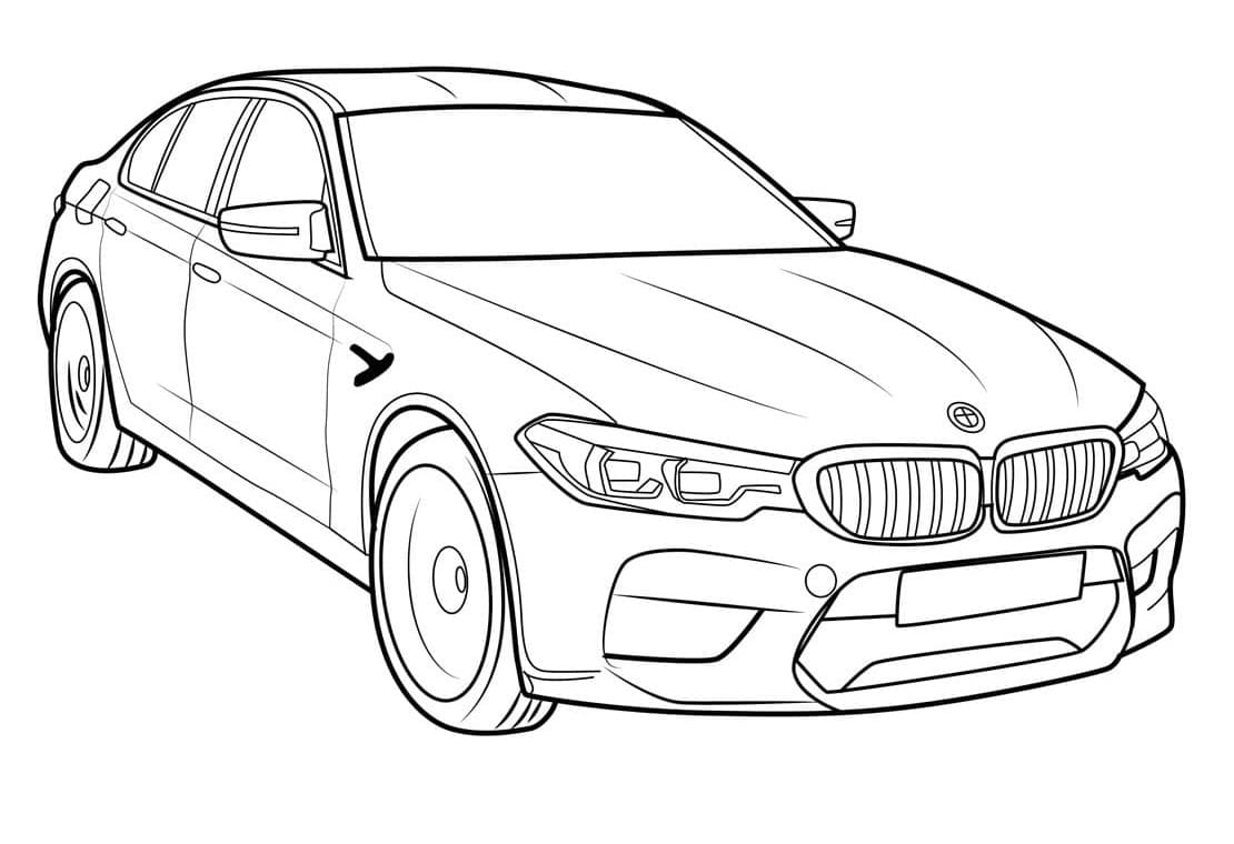 Coloriage gratuit BMW #204411 de la collection Transport à imprimer