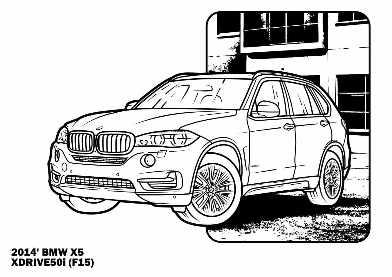 Coloriage gratuit BMW #204412 de la collection Transport à imprimer