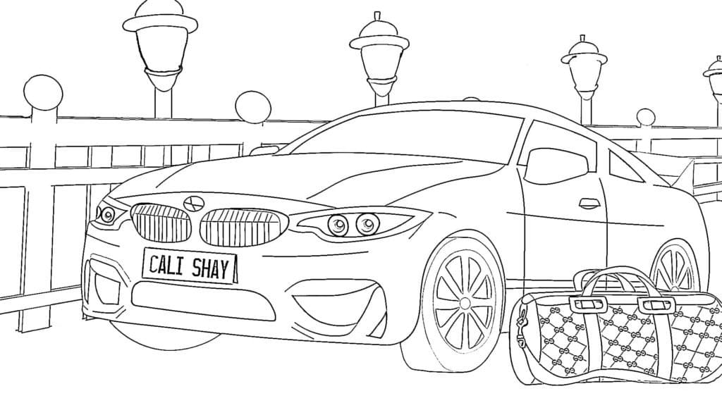 Coloriage gratuit BMW #204416 de la collection Transport à imprimer