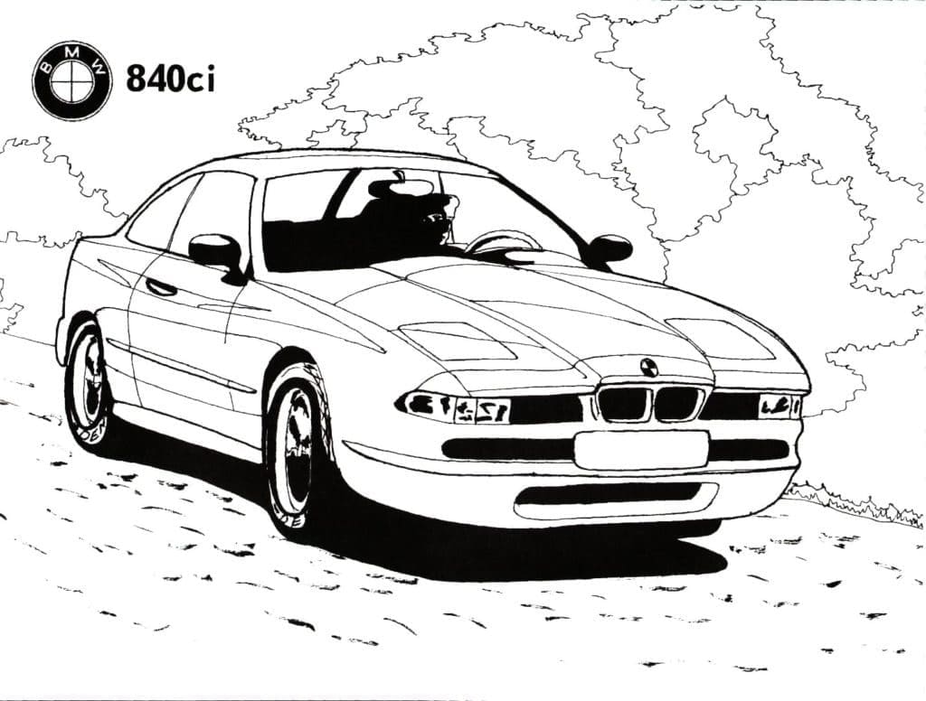 Coloriage gratuit BMW #204420 de la collection Transport à imprimer