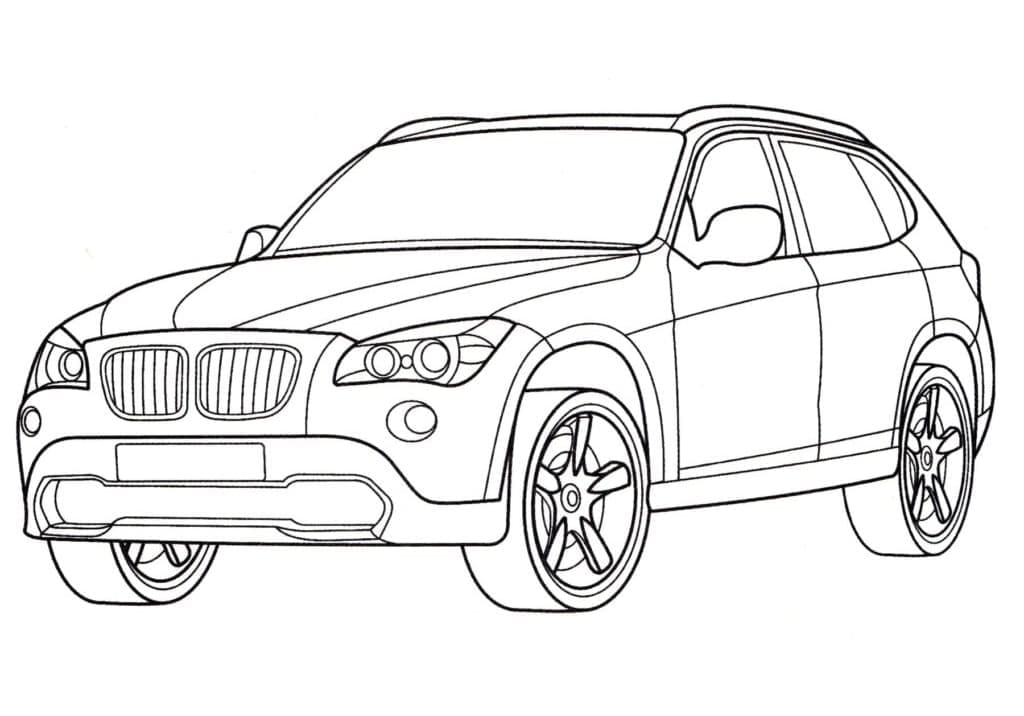 Coloriage gratuit BMW #204428 de la collection Transport à imprimer
