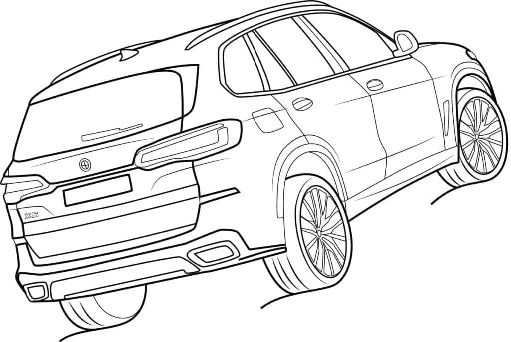 Coloriage gratuit BMW #204430 de la collection Transport à imprimer