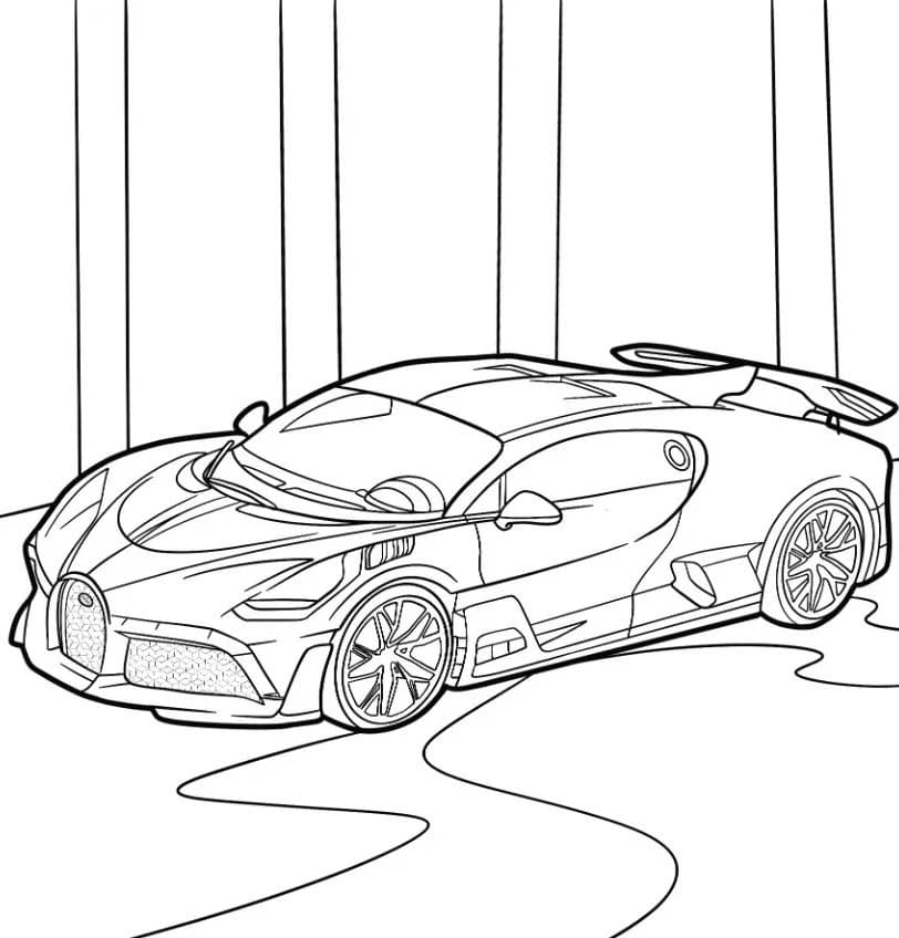 Coloriage gratuit Bugatti #218676 de la collection Transport à imprimer