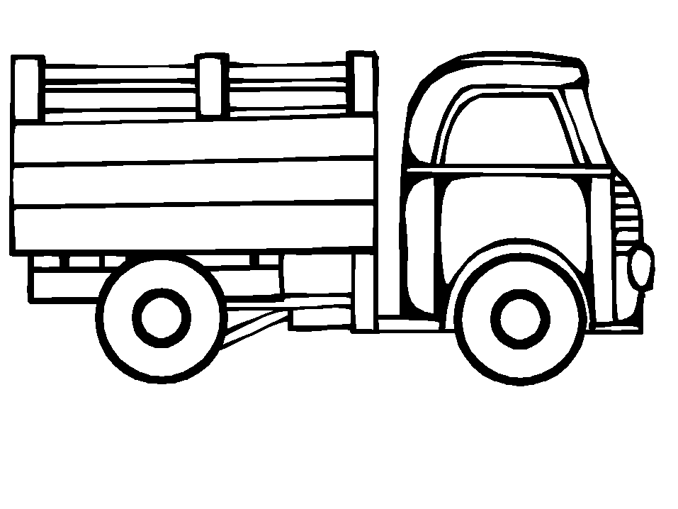 Dessin à colorier: Camion (Transport) #135545 - Coloriages à Imprimer Gratuits