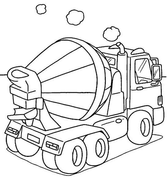 Dessin à colorier: Camion (Transport) #135575 - Coloriages à Imprimer Gratuits