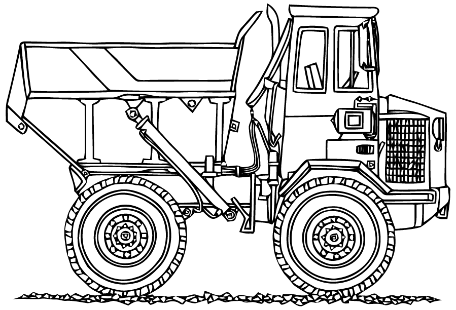 Coloriage Camion #135577 (Transport) – Dessin à colorier – Coloriages à