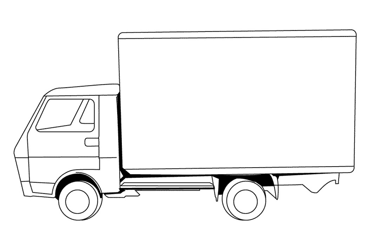Dessin à colorier: Camion (Transport) #135593 - Coloriages à Imprimer Gratuits