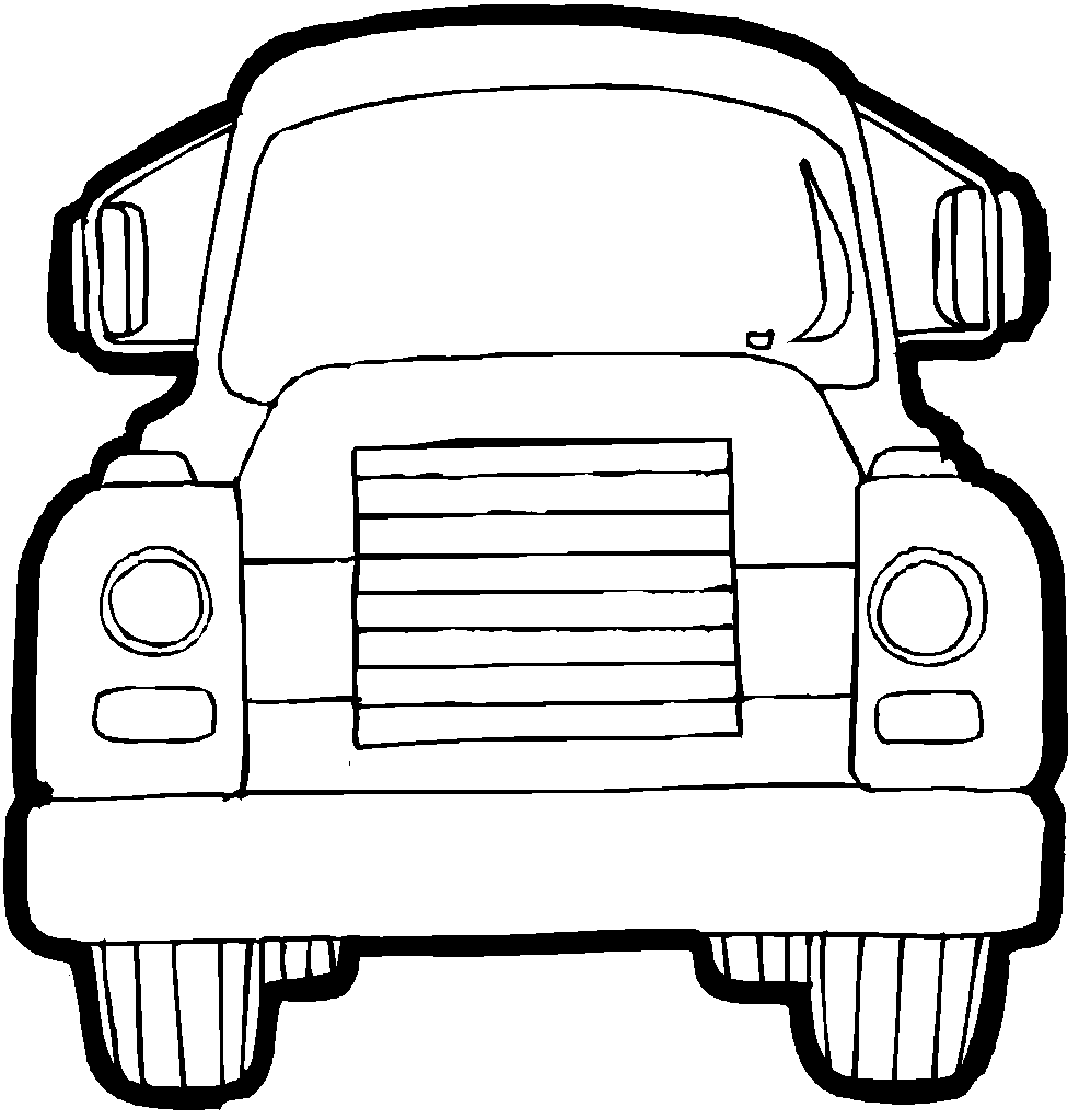 Dessin à colorier: Camion (Transport) #135631 - Coloriages à Imprimer Gratuits
