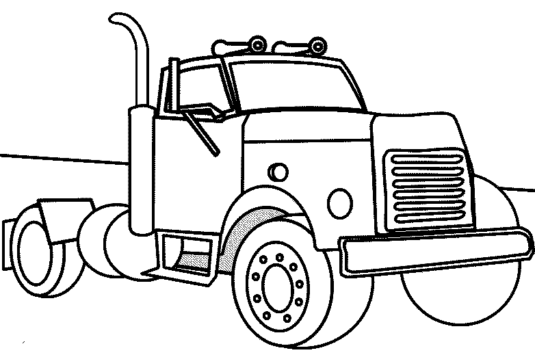Dessin à colorier: Camion (Transport) #135653 - Coloriages à Imprimer Gratuits