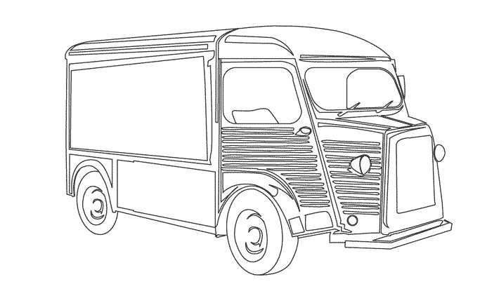 Dessin à colorier: Camion (Transport) #135672 - Coloriages à Imprimer Gratuits