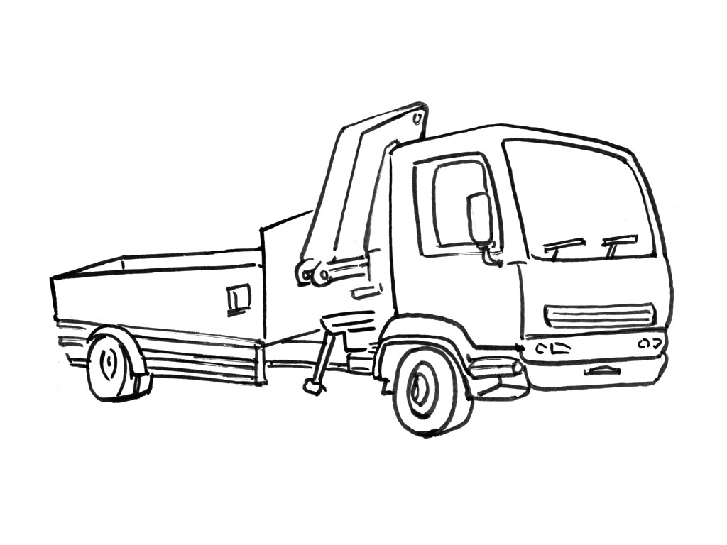 Coloriage Camion #135690 (Transport) – Dessin à colorier – Coloriages à