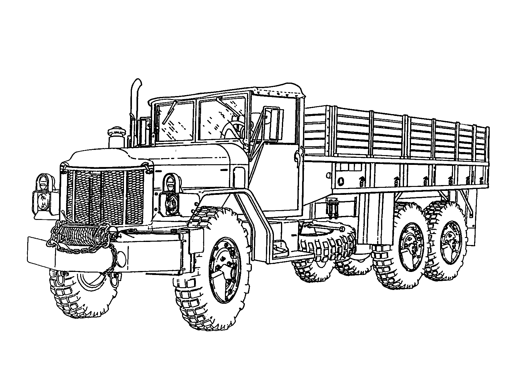 Coloriage Camion #135706 (Transport) – Dessin à colorier – Coloriages à