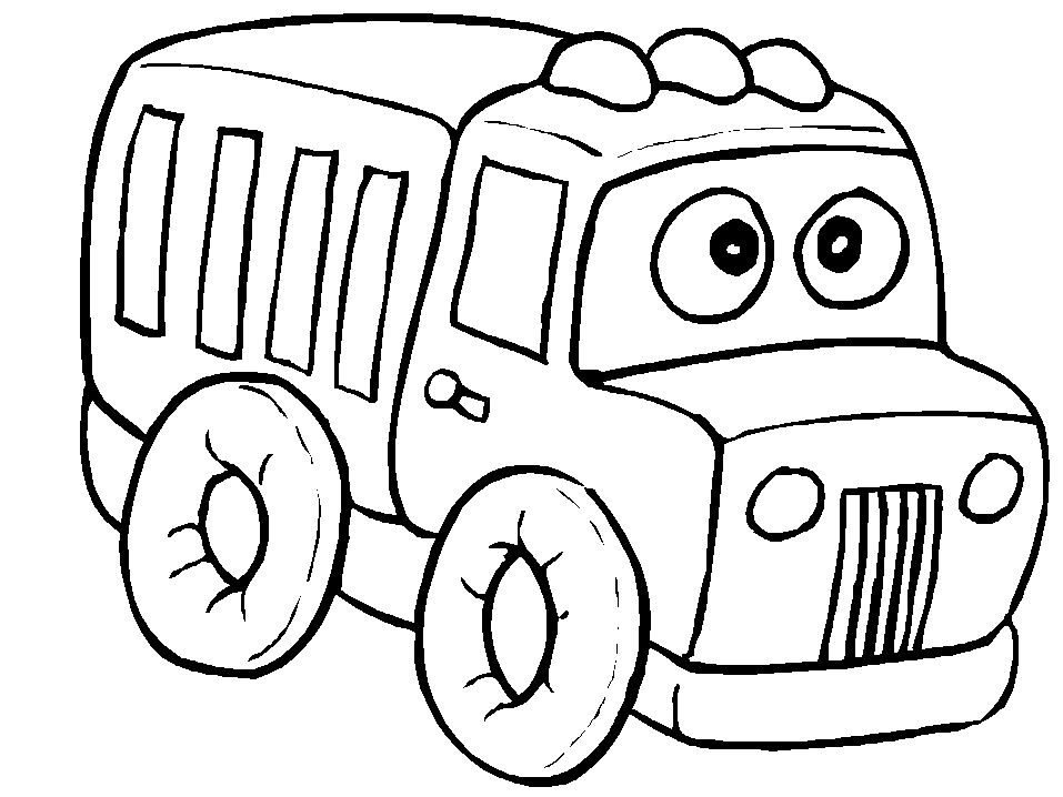 Dessin à colorier: Camion (Transport) #135714 - Coloriages à Imprimer Gratuits